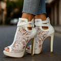 Aveline Lace Heels