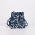 Cassia Denim Bucket Bag